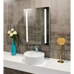 IB Mirror IB Dimmable Mirror Lighted Bathroom Cabinet Verano 24"x5 1/4"x32" 6000 K 8 IB Mirror IB Dimmable Mirror Lighted Bathroom Cabinet Verano 24"x5 1/4"x32" 6000 K -Laural Home Shop 642172d5095d25f1 6499 w800 h800 b0 p0