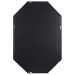 Uniek Hogan Framed Octagon Wall Mirror, Black, 24x36 -Laural Home Shop 6461cb2d00b637b2 4119 w800 h800 b1 p0