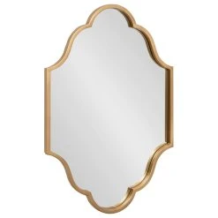 Uniek Rowla Framed Wall Mirror, Gold 20x30