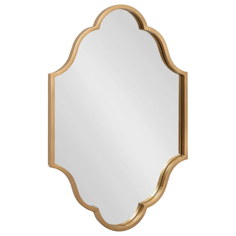 Uniek Rowla Framed Wall Mirror, Gold 20x30 3 Uniek Rowla Framed Wall Mirror, Gold 20x30