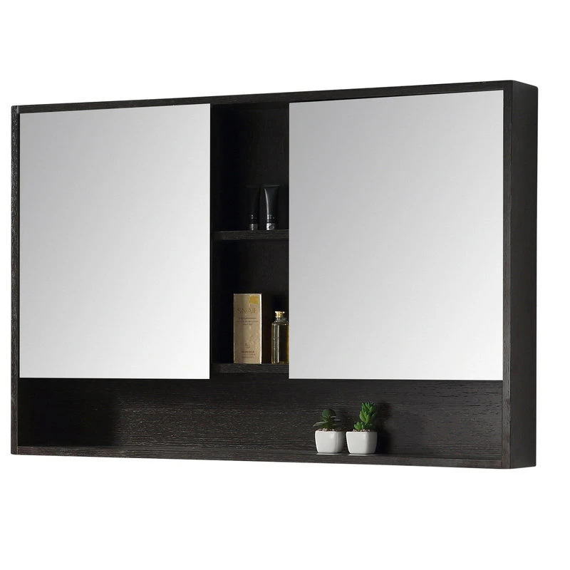 Fine Fixtures Surface Mount Bathroom Medicine Cabinet, Black. 3 Fine Fixtures Surface Mount Bathroom Medicine Cabinet, Black.
