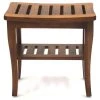 Redmon Genuine Teak Petite Shower Seat, Natural Woodgrain Finish 2 Redmon Genuine Teak Petite Shower Seat, Natural Woodgrain Finish -Laural Home Shop 6711cadb0c583808 8287 w800 h800 b1 p0
