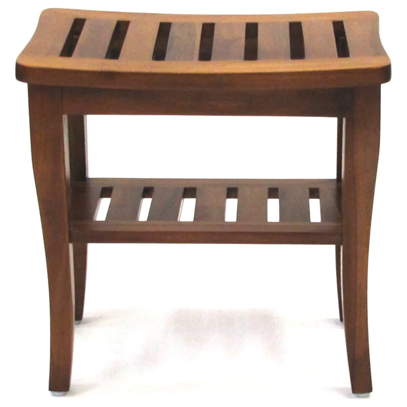 Redmon Genuine Teak Petite Shower Seat, Natural Woodgrain Finish 3 Redmon Genuine Teak Petite Shower Seat, Natural Woodgrain Finish