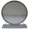 Acme Furniture ACME Adao Vanity Mirror And Stool, Faux Fur, Mirror, White And Chrome Finish -Laural Home Shop 6731a38c02be3323 3280 w800 h800 b1 p0
