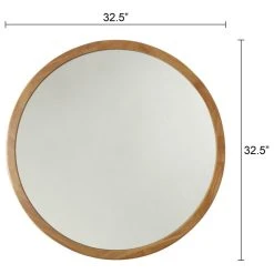 CHLOE Lighting, Inc. Chloe's Reflection Maple Finish Framed Wall Mirror -Laural Home Shop 6801ab810deec2e6 5571 w800 h800 b1 p0