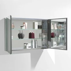 Fresca 40" Wide Bathroom Medicine Cabinet With Mirrors -Laural Home Shop 68913a280f08f5f6 9656 w800 h800 b0 p0