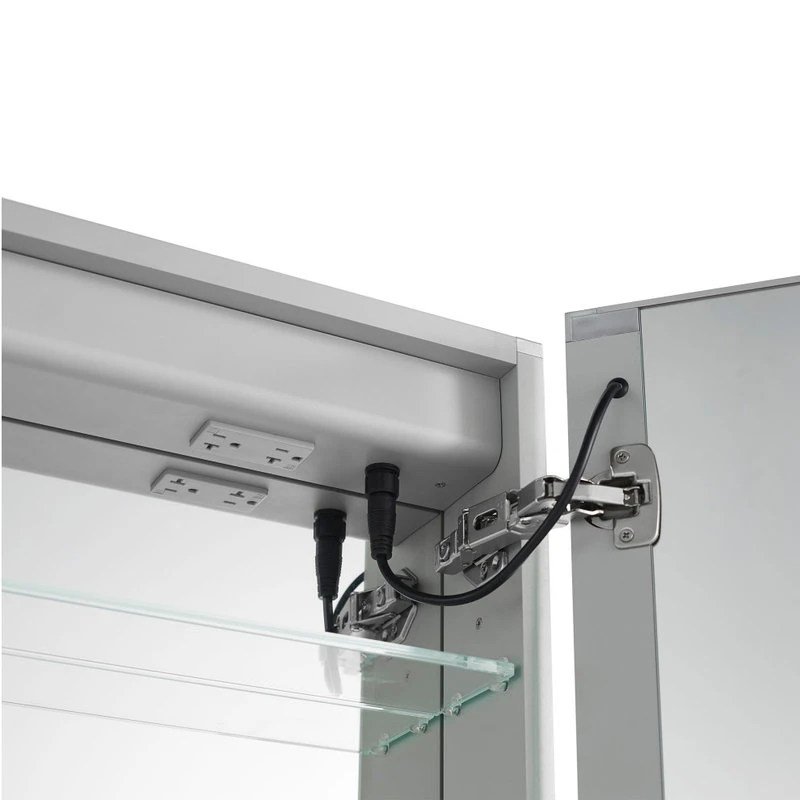 AQUADOM Royale Plus LED Medicine Cabinet Defogger Left Hinge 24"x36"x5" 7 AQUADOM Royale Plus LED Medicine Cabinet Defogger Left Hinge 24"x36"x5" - Image 5