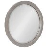 Uniek Hogan Round Framed Wall Mirror, Gray 18 Diameter