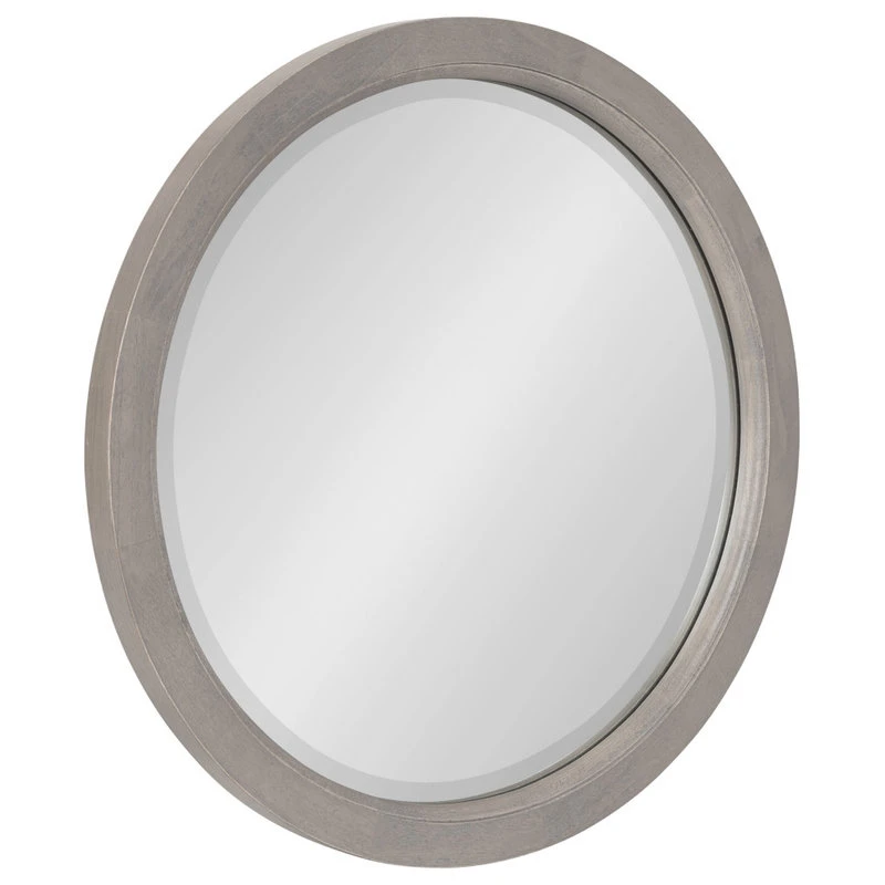Uniek Hogan Round Framed Wall Mirror, Gray 18 Diameter 3 Uniek Hogan Round Framed Wall Mirror, Gray 18 Diameter