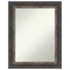 Amanti Art Bark Rustic Char Non-Beveled Bathroom Wall Mirror - 23 X 29 In. -Laural Home Shop 699173ec02bddc52 9634 w800 h800 b1 p0