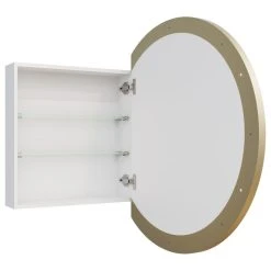 Glass Warehouse Medicine Cabinets, Satin Brass -Laural Home Shop 6a413e060397981b 6063 w800 h800 b1 p0