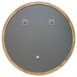 CHLOE Lighting, Inc. CHLOE Reflection CH8M801NO36-RND Contemporary Wood Round Framed Wall Mirror -Laural Home Shop 6a51c83f03bd043d 1325 w800 h800 b1 p0