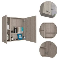FM FURNITURE Kenya Medicine Cabinet, Light Gray 13 FM FURNITURE Kenya Medicine Cabinet, Light Gray -Laural Home Shop 6a91600a035158a5 1881 w800 h800 b1 p0