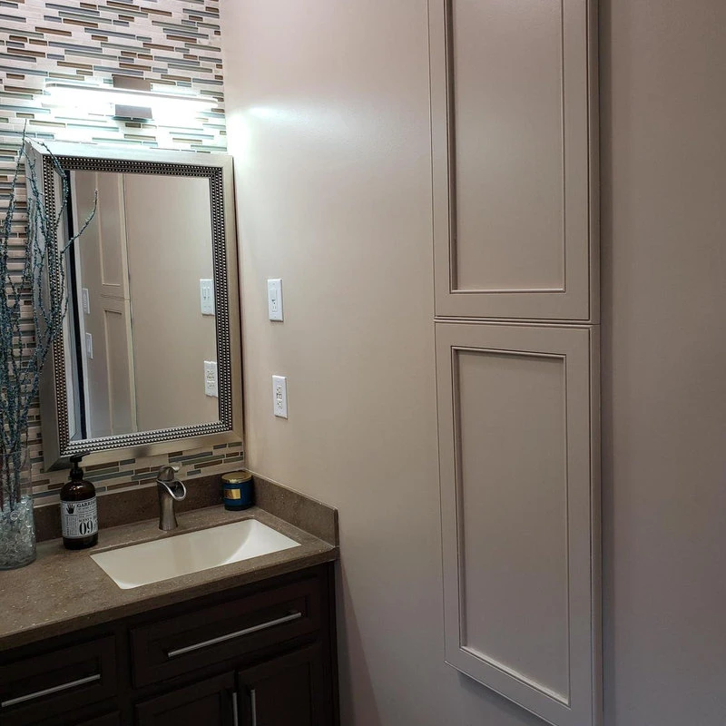 Timber Tree Cabinets Lakebrooke Recessed Unfinished Medicine Cabinet 65h X 15.5w X 3.5d 8 Timber Tree Cabinets Lakebrooke Recessed Unfinished Medicine Cabinet 65h X 15.5w X 3.5d - Image 6