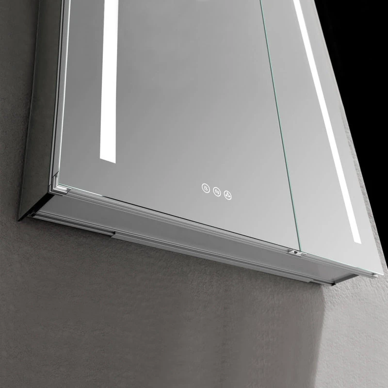 Blossom Kitchen & Bath Supply LED Mirror Medicine Cabinet With Defogger, Dimmer And Outlets, 30x32 14 Blossom Kitchen & Bath Supply LED Mirror Medicine Cabinet With Defogger, Dimmer And Outlets, 30x32 - Image 12