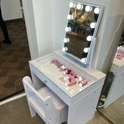 Impressions Vanity Company Hollywood Tri-Tone XL Makeup Mirror, White 17 Impressions Vanity Company Hollywood Tri-Tone XL Makeup Mirror, White -Laural Home Shop 6ad185bf03dd0c04 8886 w800 h800 b0 p0