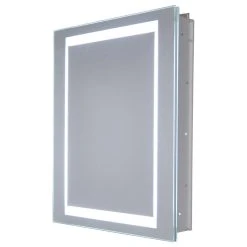 Innoci-usa Recessed LED Medicine Cabinet 16"W X 20"H, Right Hinge
