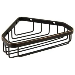 Design House 588939 4-13/16"W Shower Basket - Oil Rubbed Bronze