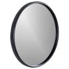 Madeleine Home Inc. Wessex Modern Mirror With Designer Frame, Black, 23"