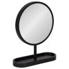 Uniek Travis Framed Tabletop Mirror, Black, 17"x21"