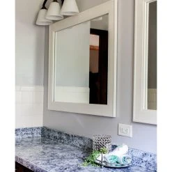 FrameMyMirror Porter White Framed Mirror, 20"x36" -Laural Home Shop 6de1fa7503ebbcd1 3976 w800 h800 b0 p0