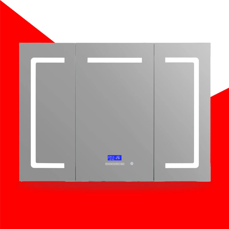 Lexora Lesina LED Medicine Cabinet, Defogger, 48" 5 Lexora Lesina LED Medicine Cabinet, Defogger, 48" - Image 3