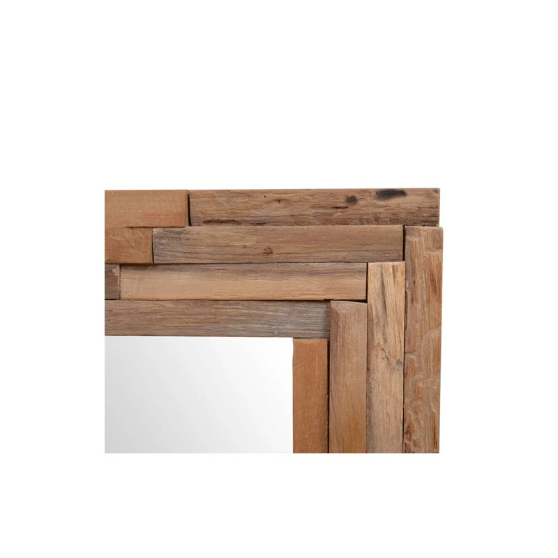 Vida XL International B.V. VidaXL Decorative Mirror Handmade Teak 35.4" Rectangular Wall Hall Ornament 9 Vida XL International B.V. VidaXL Decorative Mirror Handmade Teak 35.4" Rectangular Wall Hall Ornament - Image 7