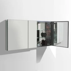 Fresca 50" Wide Bathroom Medicine Cabinet With Mirrors -Laural Home Shop 6f61af600f08f5de 8070 w800 h800 b0 p0