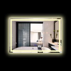 CHLOE Lighting, Inc. CHLOE Lighting LUMINOSITY Rectangular TouchScreen LED Mirror 21 CHLOE Lighting, Inc. CHLOE Lighting LUMINOSITY Rectangular TouchScreen LED Mirror -Laural Home Shop 6fa1c7cc0fdd41b0 5613 w800 h800 b0 p0