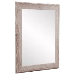 BrandtWorks Bedroom Bathroom Farmhouse Wall Mirror, White, 32.5"x26.5" -Laural Home Shop 6fa1d4e90b4fa0f5 0352 w800 h800 b1 p0