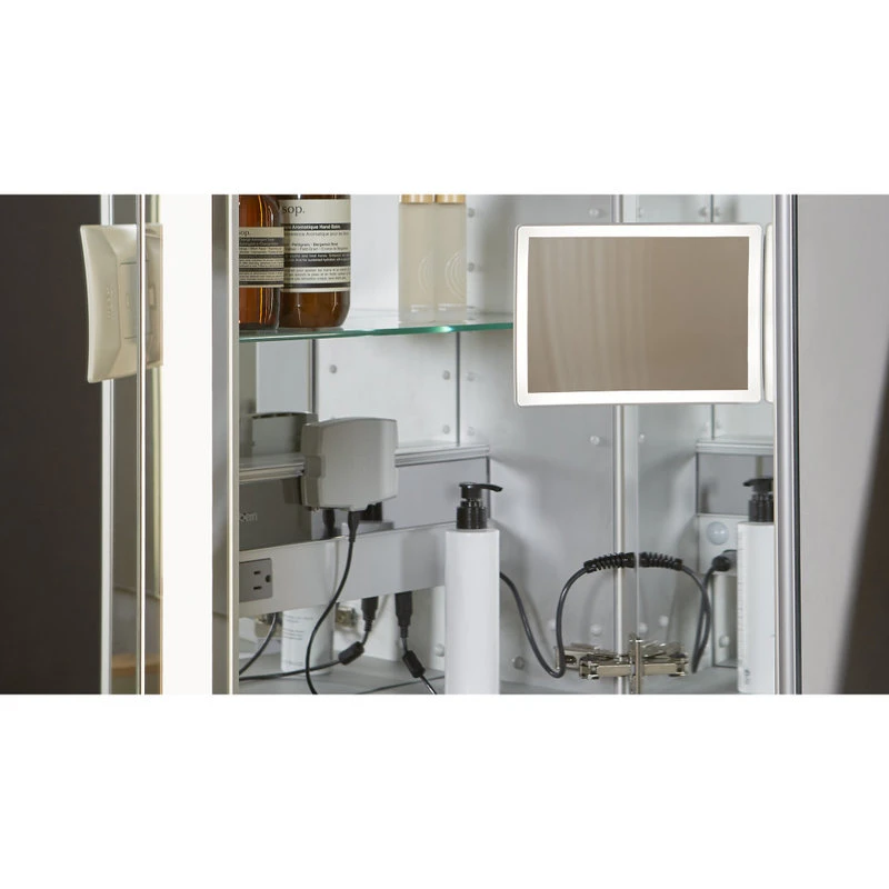 Robern M Series Cabinet 24"x40"x4" Flat Top Polished Edge Right Hinge 8 Robern M Series Cabinet 24"x40"x4" Flat Top Polished Edge Right Hinge - Image 6