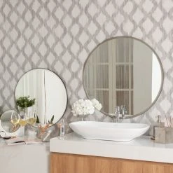 Madeleine Home Inc. Harrison Frameless Bevelled Mirror, 30" 33 Madeleine Home Inc. Harrison Frameless Bevelled Mirror, 30" -Laural Home Shop 6fc100180f857796 9807 w800 h800 b0 p0