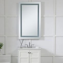 Elegant Furniture & Lighting LED Hardwired Mirror Rectangle W24"H40" Dimmable 3000K -Laural Home Shop 6ff128010e138e9e 1554 w800 h800 b0 p0