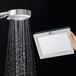 ToiletTree Products Original LED Fogless Shower Mirror With Squeegee -Laural Home Shop 7061636901115332 1160 w800 h800 b0 p0