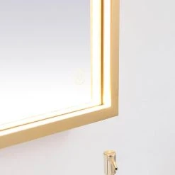 Elegant Furniture & Lighting Modern Brass Led Mirror -Laural Home Shop 7121d92e028352c8 7541 w800 h800 b0 p0