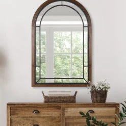 Uniek Audubon Framed Arch Mirror, Rustic Brown 24x36 10 Uniek Audubon Framed Arch Mirror, Rustic Brown 24x36 -Laural Home Shop 71c1f2bd0fde230f 7776 w800 h800 b0 p0