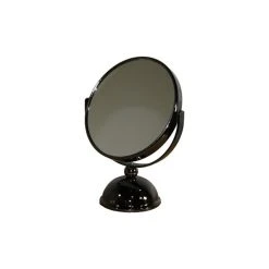 HomeRoots Vintage Pedestal Black 5X Magnification Vanity Mirror -Laural Home Shop 72718239026c2eff 0872 w800 h800 b1 p0