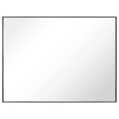 LEDEL Rectangle Framed Bathroom Vanity Mirror Accent Wall Mirror, Black, 36"w X 27"h