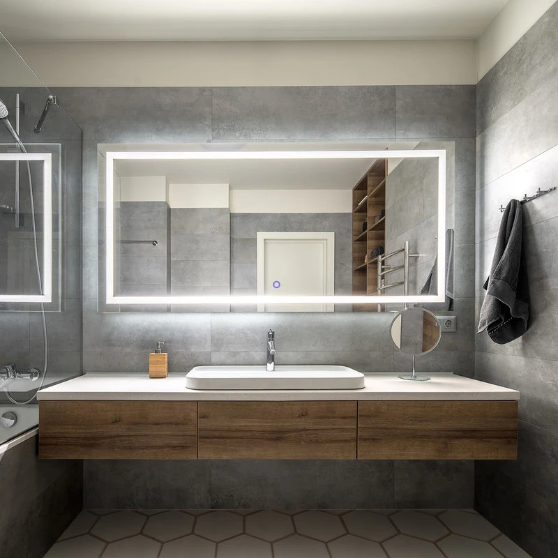 Dyconn Faucet Edison Tri-Color LED Wall Mounted Bathroom Mirror, 60"w X 35"h 4 Dyconn Faucet Edison Tri-Color LED Wall Mounted Bathroom Mirror, 60"w X 35"h - Image 2