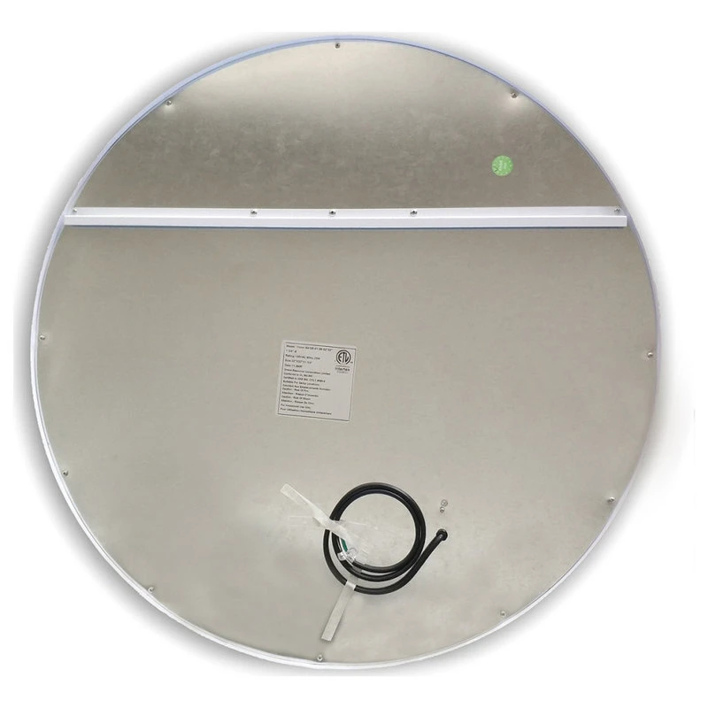Altair Padova 32" Round Frameless Modern LED Bathroom Vanity Mirror 6 Altair Padova 32" Round Frameless Modern LED Bathroom Vanity Mirror - Image 4