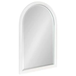 Uniek Hogan Wood Framed Arch Mirror, White 20x30