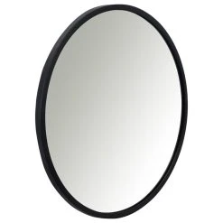 Dillon And Daria's Designs LLC Utopia Alley Wall-Mounted Bathroom Mirror, 24'', Matt Black -Laural Home Shop 7361694e01eacf76 7000 w800 h800 b1 p0