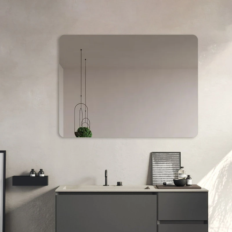 Decor Wonderland Fredrick Rectangular Modern Frameless Wall Bathroom Vanity Mirror, 19w X 27h 8 Decor Wonderland Fredrick Rectangular Modern Frameless Wall Bathroom Vanity Mirror, 19w X 27h - Image 6