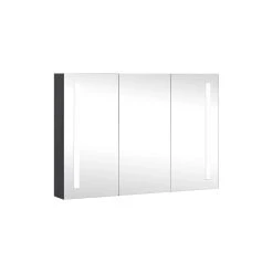 Vida XL International B.V. VidaXL LED Bathroom Mirror Cabinet Home Washroom Wall Vanity Mirror Furniture