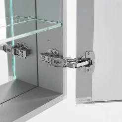 AQUADOM Royale Plus LED Medicine Cabinet Defogger Left Hinge 24"x36"x5" 15 AQUADOM Royale Plus LED Medicine Cabinet Defogger Left Hinge 24"x36"x5" -Laural Home Shop 7521e9150ec99e3d 0388 w800 h800 b0 p0