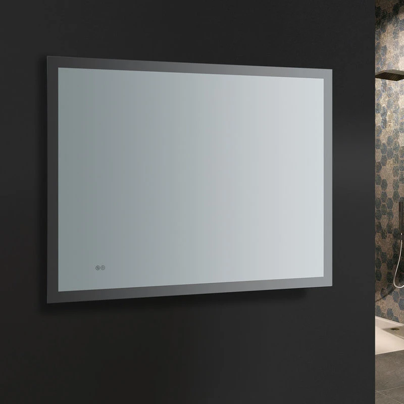 Fresca Angelo Bathroom Mirror With Halo Style LED Lighting And Defogger, 48"x36" 6 Fresca Angelo Bathroom Mirror With Halo Style LED Lighting And Defogger, 48"x36" - Image 4