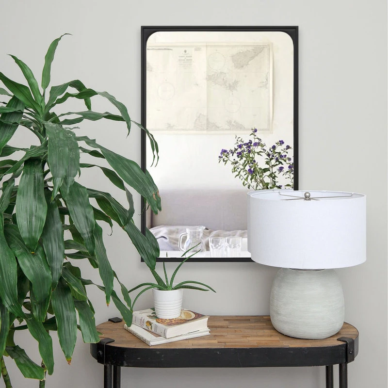 Renwil Ren Wil MT2151 Sorella 36" X 24" Rectangular Urban Industrial - Black Powder 4 Renwil Ren Wil MT2151 Sorella 36" X 24" Rectangular Urban Industrial - Black Powder - Image 2