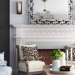 Imtinanz Decorative Rectangle Mirror For Wall Decor In Silver -Laural Home Shop 7581b81b014b16dd 1323 w800 h800 b0 p0