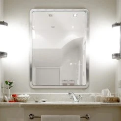 Head West, Inc. Head West Brushed Nickel Rounded Accent Mirror, 24x30" 9 Head West, Inc. Head West Brushed Nickel Rounded Accent Mirror, 24x30" -Laural Home Shop 75c1c6d70fd92655 3379 w800 h800 b0 p0