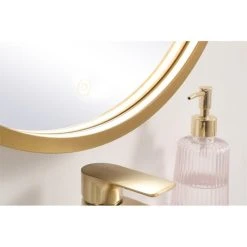 Elegant Furniture & Lighting Elegant Decor Pier 21" LED Mirror With Adjustable Color Temperature In Brass 11 Elegant Furniture & Lighting Elegant Decor Pier 21" LED Mirror With Adjustable Color Temperature In Brass -Laural Home Shop 76d1c72c03957aae 0223 w800 h800 b0 p0